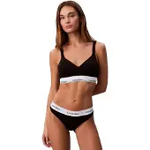 Calvin Klein Underwear String lichtgrijs / zwart / wit