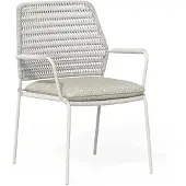 Tierra Outdoor David Dining Tuinstoel Creme White