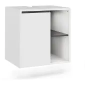 Vicco Viola Wastafelonderbouw – 60 x 60 cm met open vakken Wit/Grijs