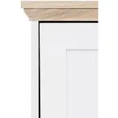 Loft 24 Nanna-Dressoir - 3-deurs - Wit Eiken