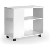 Vicco Marian Salontafel – 70 x 36.6 cm met wielen Wit
