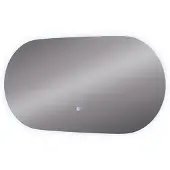 Vicco Badkamerspiegel Miral Glas 100 x 50 cm met achtergrondverlichting, Model 55486