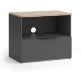 Vicco Wido TV-meubel – 60 x 50 cm met lade Antraciet/Sonoma