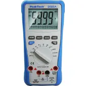 Peaktech True RMS Multimeter, model P 2025 A, 1000 V AC/DC, 10 A AC/DC, met USB-aansluiting
