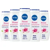 Nivea Douchegel - Rose & Almond Oil Voordeelverpakking 6 x 250 ml