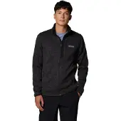 Columbia Sweater Weather Full Zip Men's Outdoorvest - black heather - Maat XL
