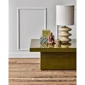 House Doctor Brick salontafel 100x100x44 cm Groen