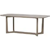 Woood Ferion Eettafel - Mango Hout - Mud - 76x180x90
