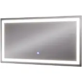 Vicco Miral Badkamerspiegel – 80 x 40 cm met koplampverlichting Glas