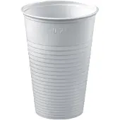 White Label Wegwerpbeker plastic transparant 300 ml (100 stuks)