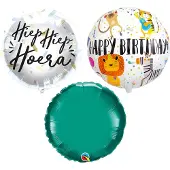 Folat Boeket Folieballonnen - Happy Birthday Dieren - 3 stuks