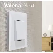 Legrand starterskit met Gateway en RF-bedieningswip voor scenario vertrek/aankomst - Valena Next with Netatmo Wit Opaal (741800)