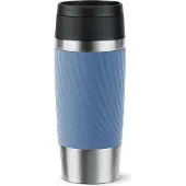 Tefal Travel Mug Classic Twist - Thermosfles - 0.36L - Blauw - Compact - Lekvrij - Geschikt voor Koffie