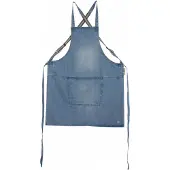 Dutchdeluxes Schort Suspender Serie Apron Blue