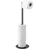 Sealskin Industrial 2-in-1 Toiletrolhouder - Reserverolhouder - Wc rolhouder - Zwart