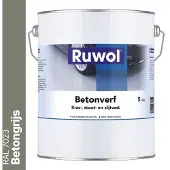 Ruwol Betonverf Betongrijs (RAL 7023) 5 liter