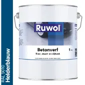 Ruwol Betonverf Helderblauw (RAL 5010) 5 liter