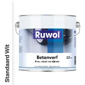 Ruwol Betonverf Standaard Wit 2,5 liter