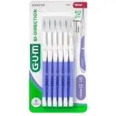 Gum Bi-Direction Interdentale Ragers 0.6 mm lavendel - 6 stuks