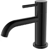 Regn Fonteinkraan - Gunmetal Black PVD - Messing - Kranen, Fonteinkranen, Opbouw Fonteinkranen - 8719689897048