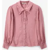 Sissy-Boy Roze blouse met strik | Maat: L