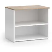 Vicco Wido TV-meubel – 60 x 50 cm met 2 compartimenten Wit/Sonoma