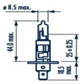 Narva 48630 Gloeilamp, verstraler
