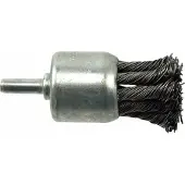 GEKO Rundgeflechtbürste, 28mm, Welldraht S 0,5mm, Schaft 6mm