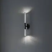Sigma Wandlamp Sopel Lux, dimbaar, alu / grijs / zink, Woon-/ Eetkamer, metaal, Modern, wandlamp