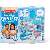 Melissa & Doug Super Smile Dentist Play Set Educational Toy Blauw Kinderen