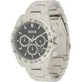 BOSS Analoog horloge 'Hero 2.0' zwart / zilver