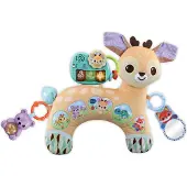 Vtech Baby Dierenvriendjes Tummy Time Knuffelhertje - Interactief en Educatief Babyspeelgoed - Knuffel Speelgoed - Cadeau - Vanaf 3 Maanden