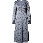 Noella Jurk 'Lilith' smoky blue / zwart