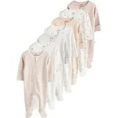 Next Nachtkledij beige / lichtgrijs / rosa / wit