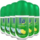 Fa Pflege 6x Deoroller Lime Squeeze 50 Ml