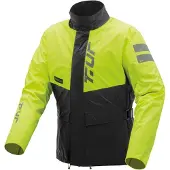 Tucano Roadtrip Hydroscud, regenjas in zwart en geel, fluorescerend, goedgekeurd, maat M