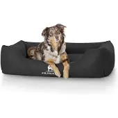 Knuffelwuff waterafstotende hondenbed Finlay XXL 120 x 85cm zwart