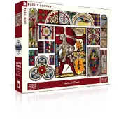 New York Puzzle Company Puzzel Stained Glass - 1000 stukjes