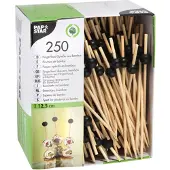 Papstar - Bolprikkers - Bamboe - 12,5 cm - 250 stuks