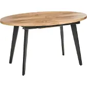 Beliani DUTTON - Uitschuifbare eettafel - Bruin - MDF