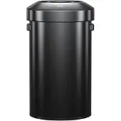 EKO - Urban Bin 60 liter - Stainless Steel - Schwarz