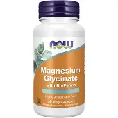 Now Magnesiumglycinaat met BioPerine (60 Capsules)