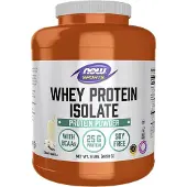 Now , Sports, Whey Protein Isolate, Creamy Vanilla, 5 lbs. (2268 g)