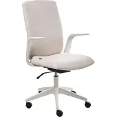 Beliani CAPTAIN - Bureaustoel - Beige - Polyester
