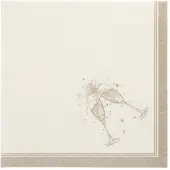 Papstar 50 Servetten ROYAL Collection 1/4 vouw 40 cm x 40 cm goud Festivities
