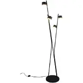 Trio Select Vloerlamp Coda Zwart/Goud