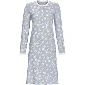 Ringella Warm katoenen nachthemd bloemen | Maat 44