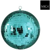 Mica Decorations Spiegelbal/Discobal groen D20cm