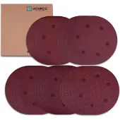 Vonroc Schuurpapier set – 225MM – 25 stuks – Voor schuurmachines – Incl. klittenbandbevestiging