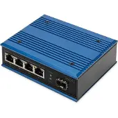 Digitus DN-651135 DN-651135 Industrial Ethernet Switch 4 + 1 poorten 10 / 100 / 1000 MBit/s PoE-functie